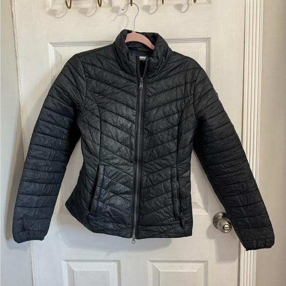 Tempo Black Puffer Jacket from Greenhawk - Picture 1 of 5